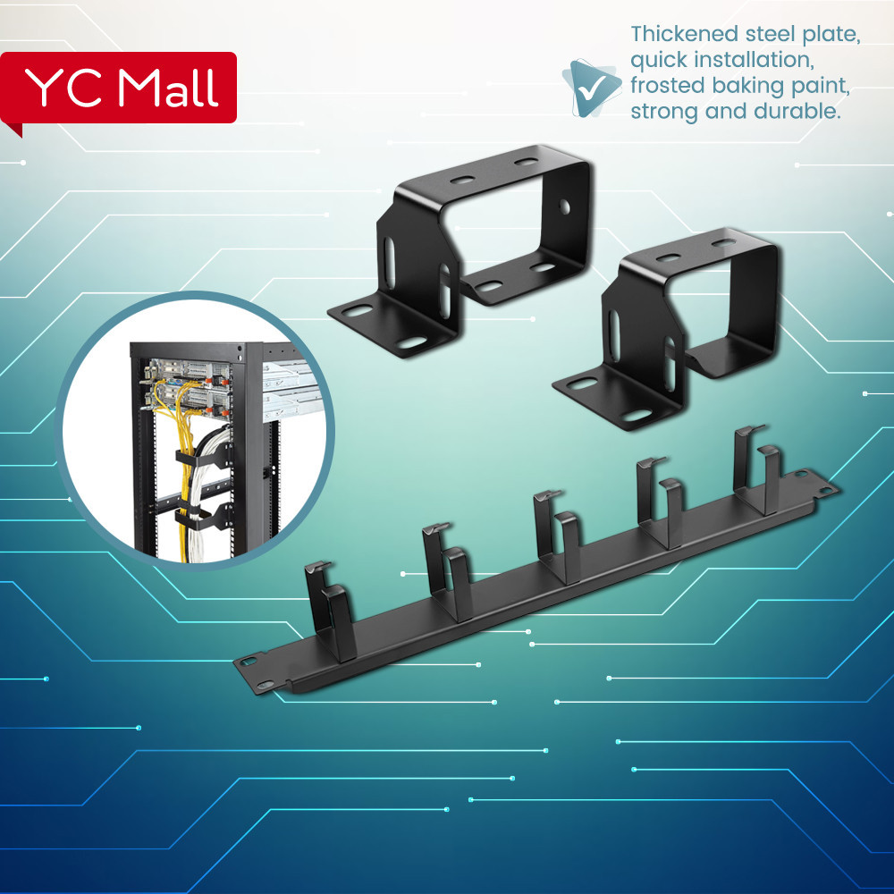 D-Ring Hook Multi-Directional Server Rack Cable Management Kit | Shopee ...