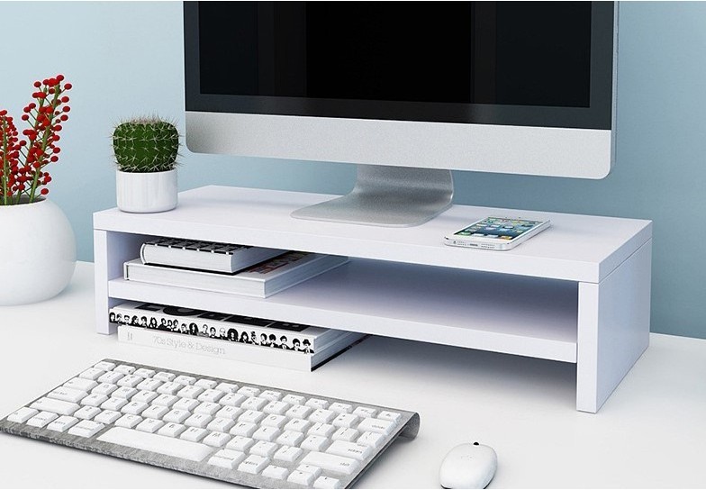 【ShopWithJoy】Monitor Stand Monitor Riser Desk Shelf Base Desktop ...