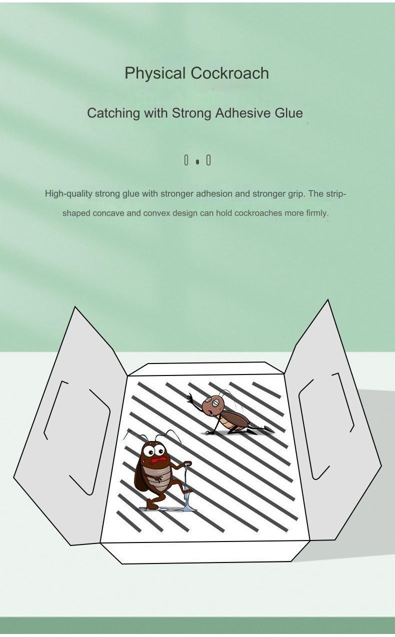 10pcs/Box Cockroach House, Cockroach Medicine, Cockroach Box Paste To ...