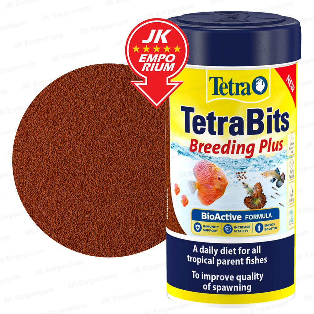 Tetra Bits Breeding Plus TetraBits Tropical Fish Food Makanan Ikan 48g ...