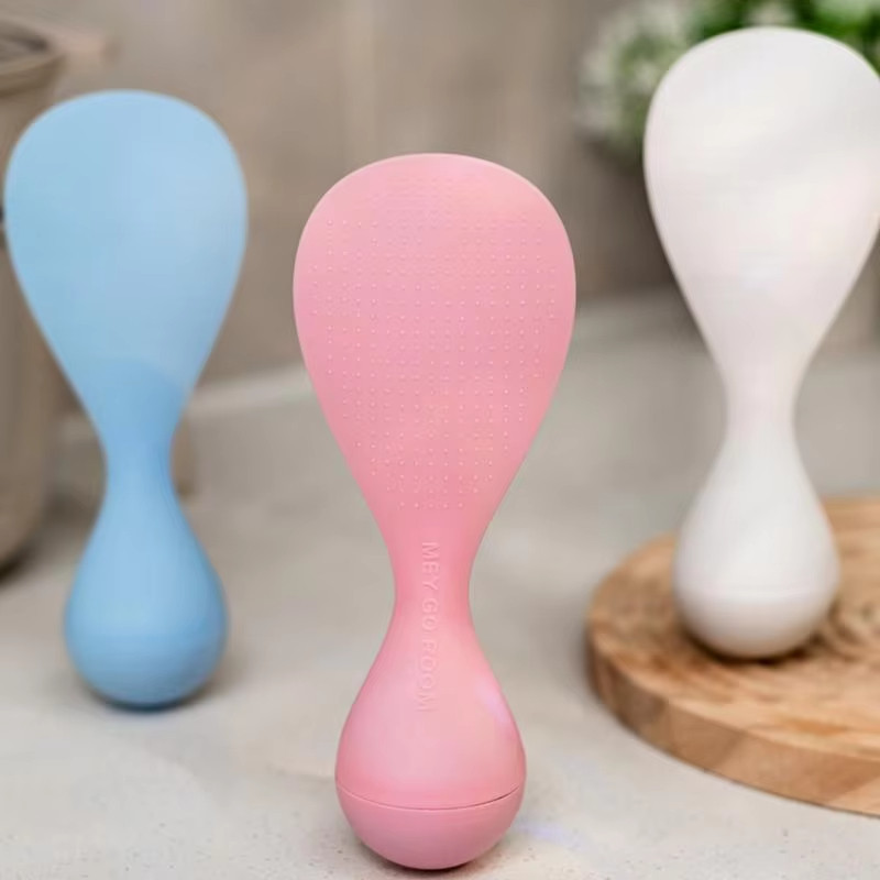 [Local Stock] 3PCS Creative Tumbler Rice Spoon Stand Up Non Stick ...