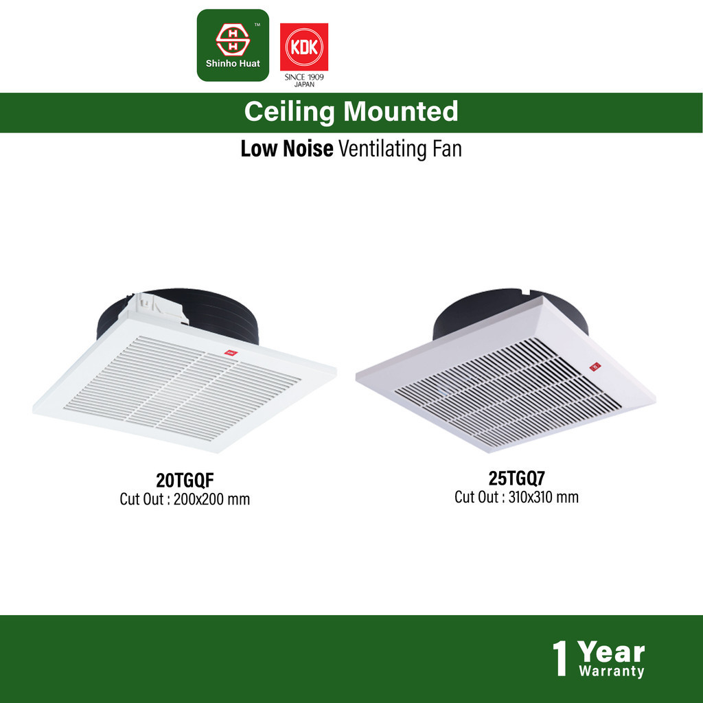 Kdk Ceiling Mount Propeller Ventilation Fan 20TGQF 25TGQ7 Exhaust Fan