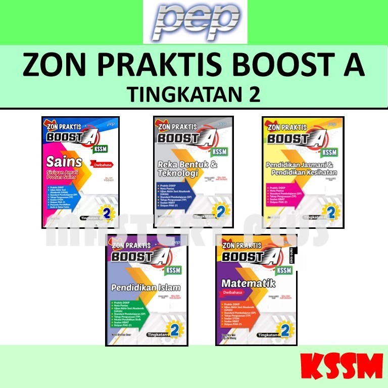 2024 ZON PRAKTIS BOOST A TINGKATAN 2 | MATEMATIK | SAINS | RBT | PJK ...