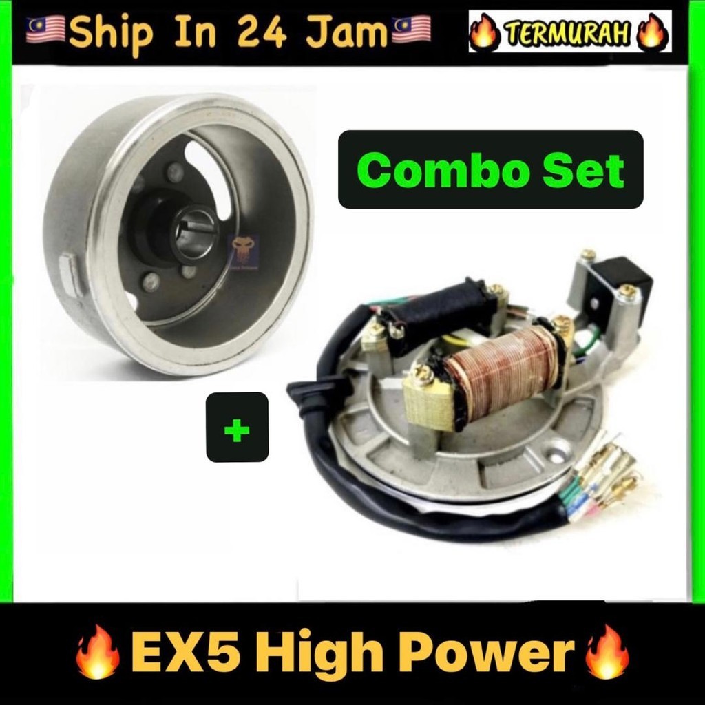 HONDA EX5 / EX5 HIGH POWER Starter Fuel Coil UNIT SET PAPAN COIL STARTER STARTOR