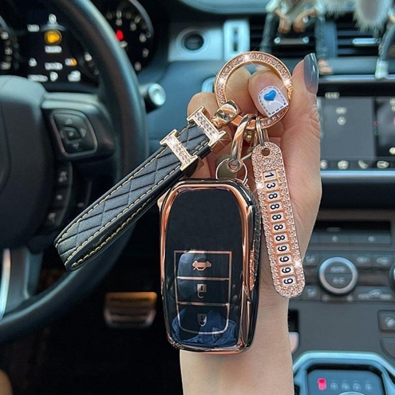 TPU Car Remote Key Case Cover Protect Bag For Toyota Hilux Rogue & Revo ...