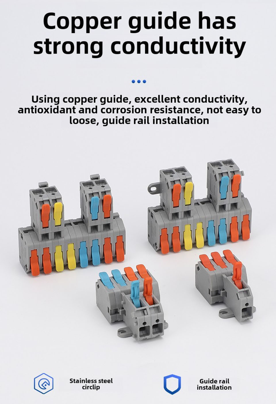 Quick Connection Terminal 6 Square Multi-Inlet Multi-Out High-Power ...