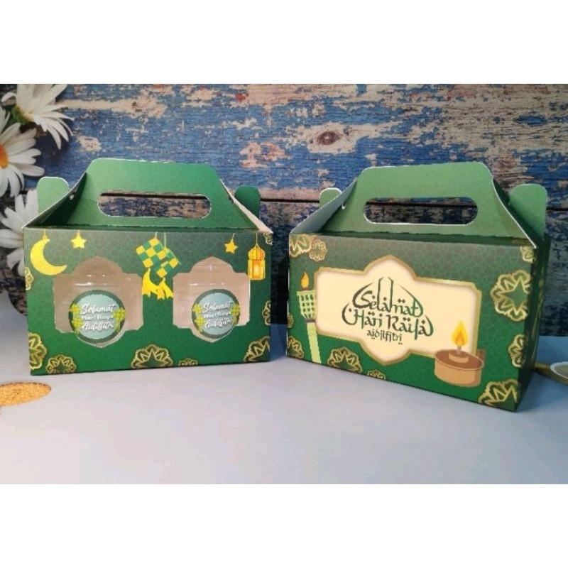 10/20Pcs Hari Raya Cookies Gift Box Kotak Kuih Raya Aidilfitri | Shopee ...