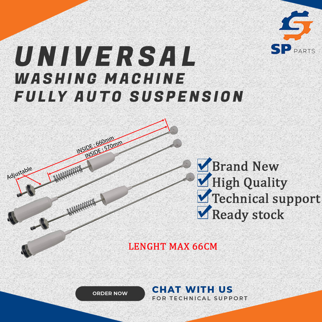 Washing Machine Fully Auto Universal Suspension Rod Replacement 1set 4pcs Shopee Malaysia 5660