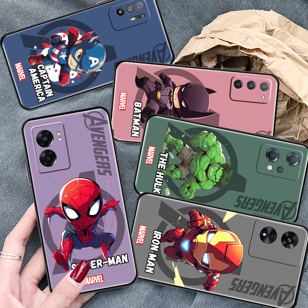 Marvel Spider Iron Man Oppo A54 A55 A57 A12 A12s A11k A5s A92 A12e Ax5 F19 F19s A74 5g 4g 【in 7319