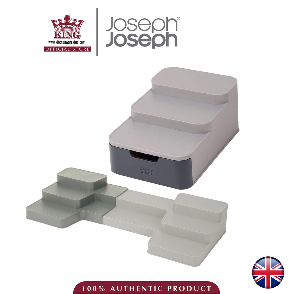 Joseph Joseph CupboardStore Compact Tiered Organiser + Joseph Joseph