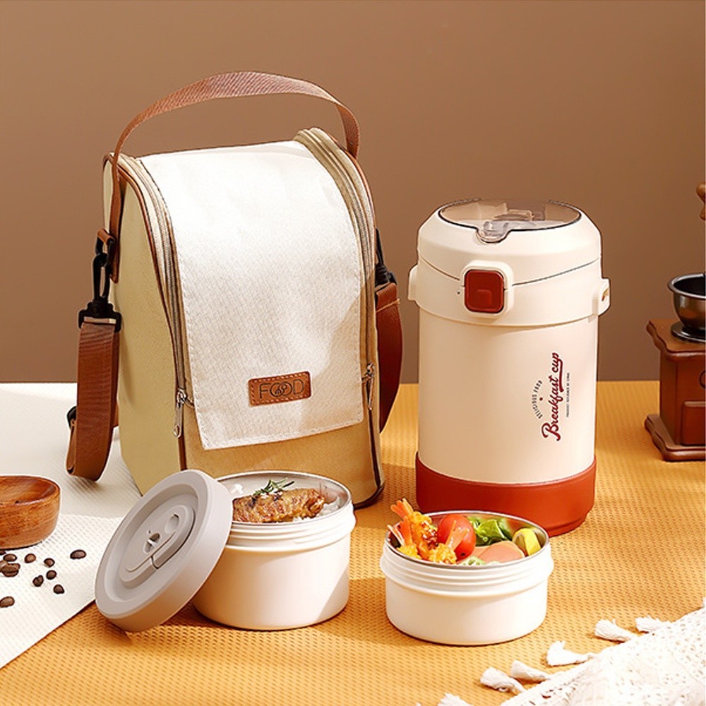 24h Insulated Lunch Box 304 Stainless Steel Microwaveable Lunch Box