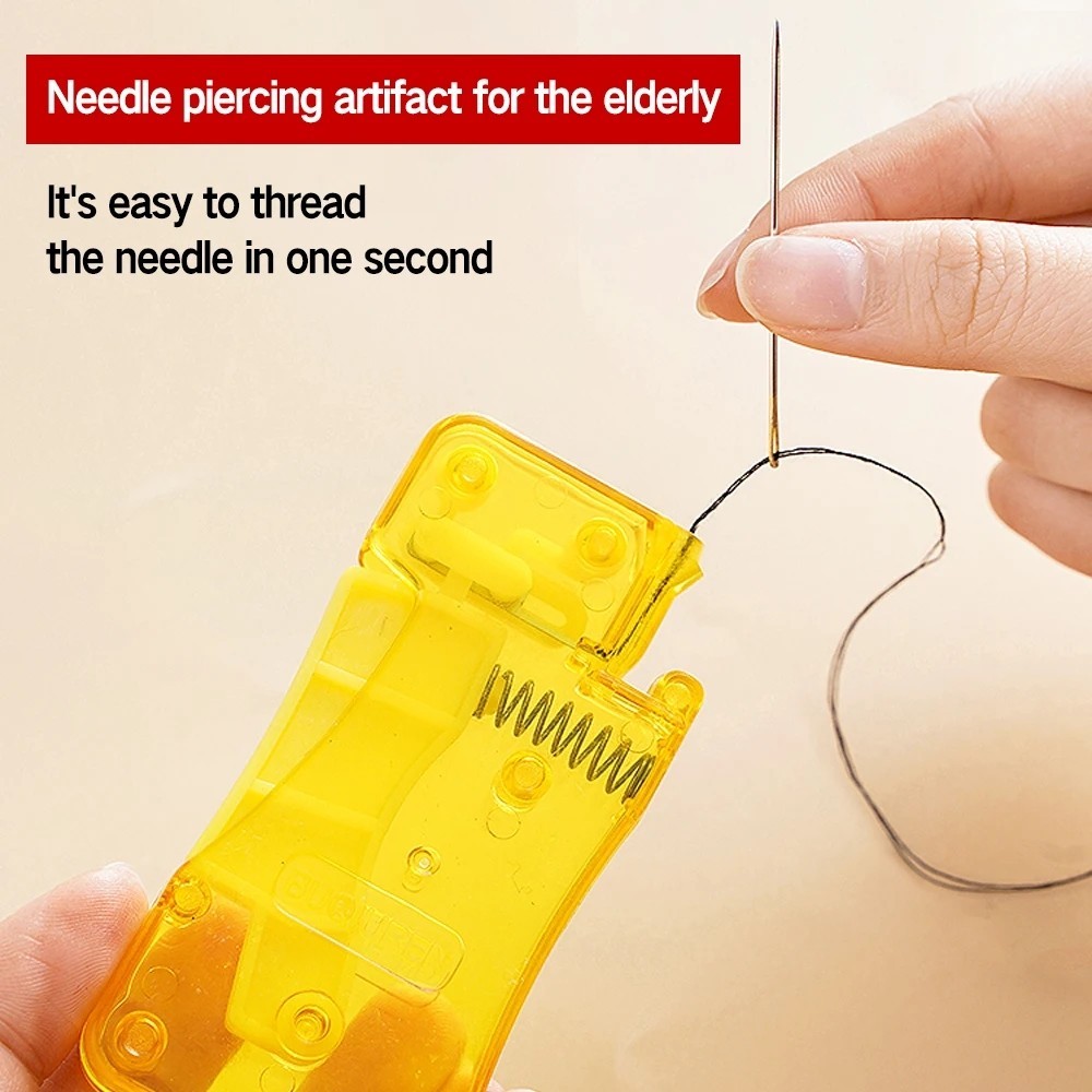Automatic Needle Threader DIY Home Hand Sewing Thread Auto Cross ...