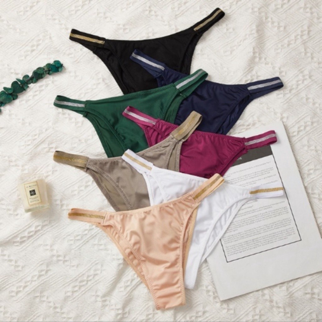 ZXYOUPING 1/3pcs Women Low Waist Seamless Thong Sexy G String Panties ...