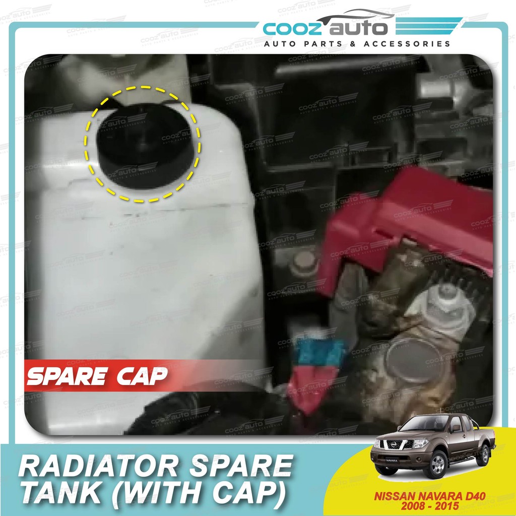 Nissan Navara D40 2008 - 2015 Radiator Water Spare Tank Second Bottle ...