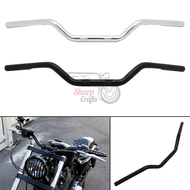 Motorcycle Drag Handlebar Handle Dimpled For Harley Sportster XL883 ...