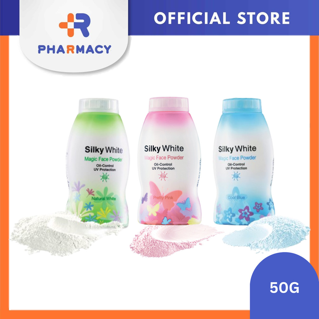 R Pharmacy | Silkygirl Magic face Powder Pretty Pink/Cool Blue/Natural ...