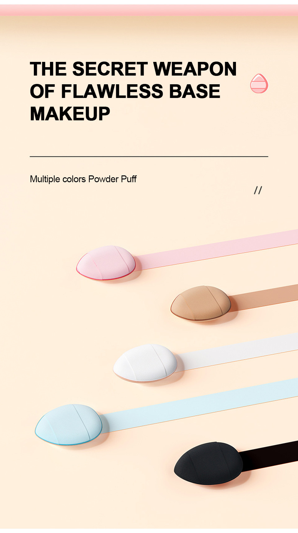 Mini Finger Powder Puff Makeup Sponge 5/10Pcs,Concealer Foundation ...