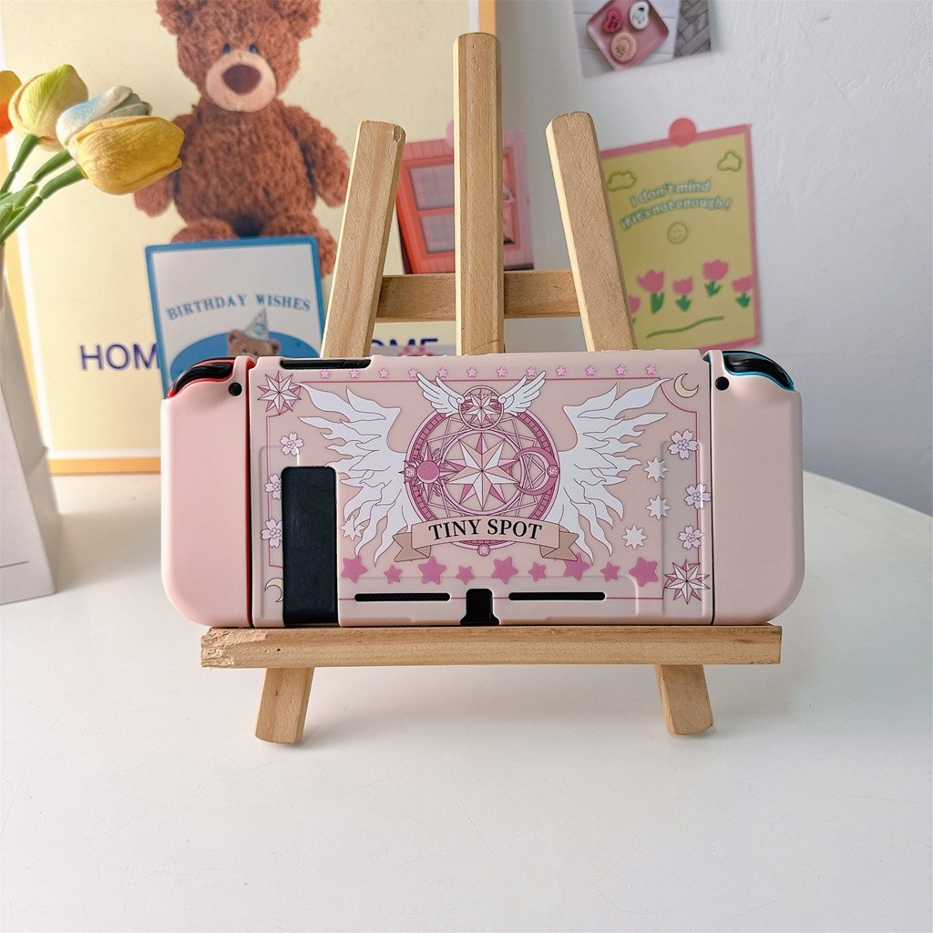 Nintendo Switch OLED Protective Case Cardcaptor Sakura Cartoon Pink ...