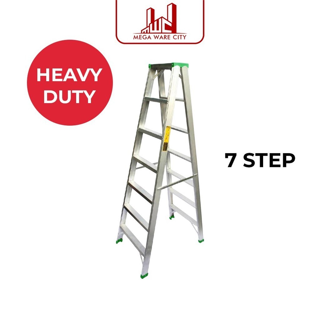 Mwc Step Double Sided Ladder Heavy Duty Aluminum Double Side Tangga