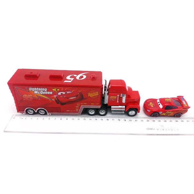 Car Pixar Disney No.95 Mack Racer's Truck Mcqueen 155 Model Kid Toys ...