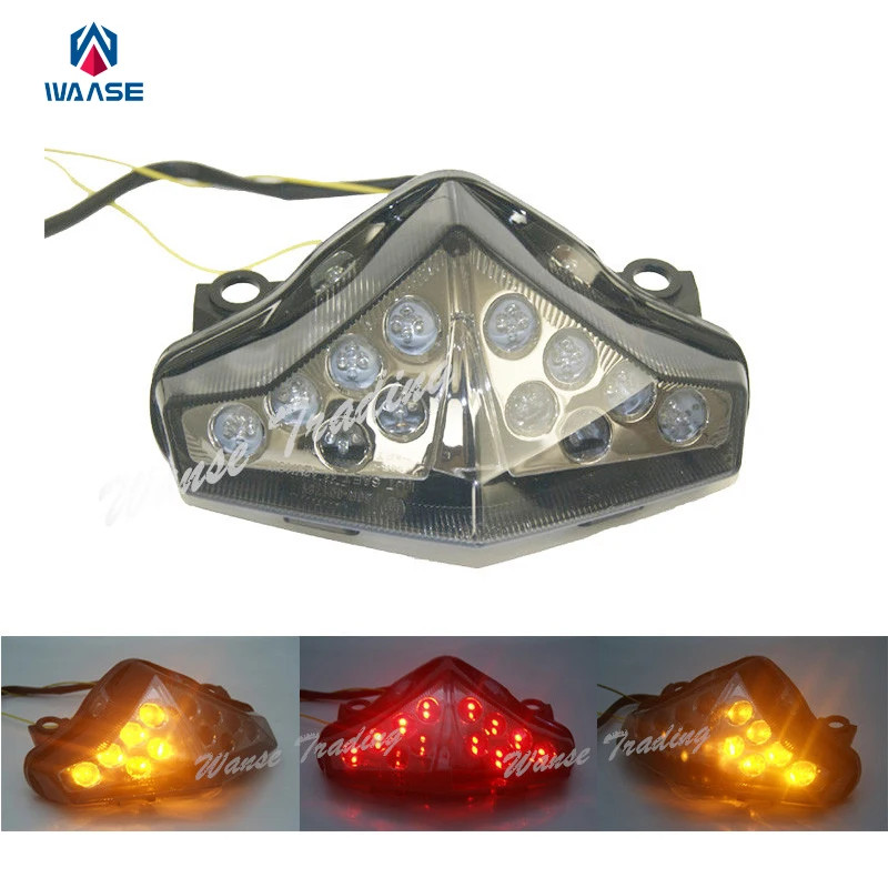 Smoke LED Tail Light For Kawasaki Ninja ZX250R 2008-2010 - Brake & Turn Signals