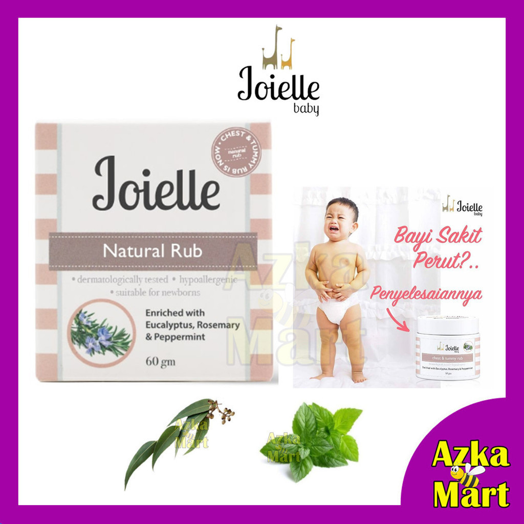 Joielle Chest and Tummy Rub 60g Joielle Baby Natural rub 60g Shopee