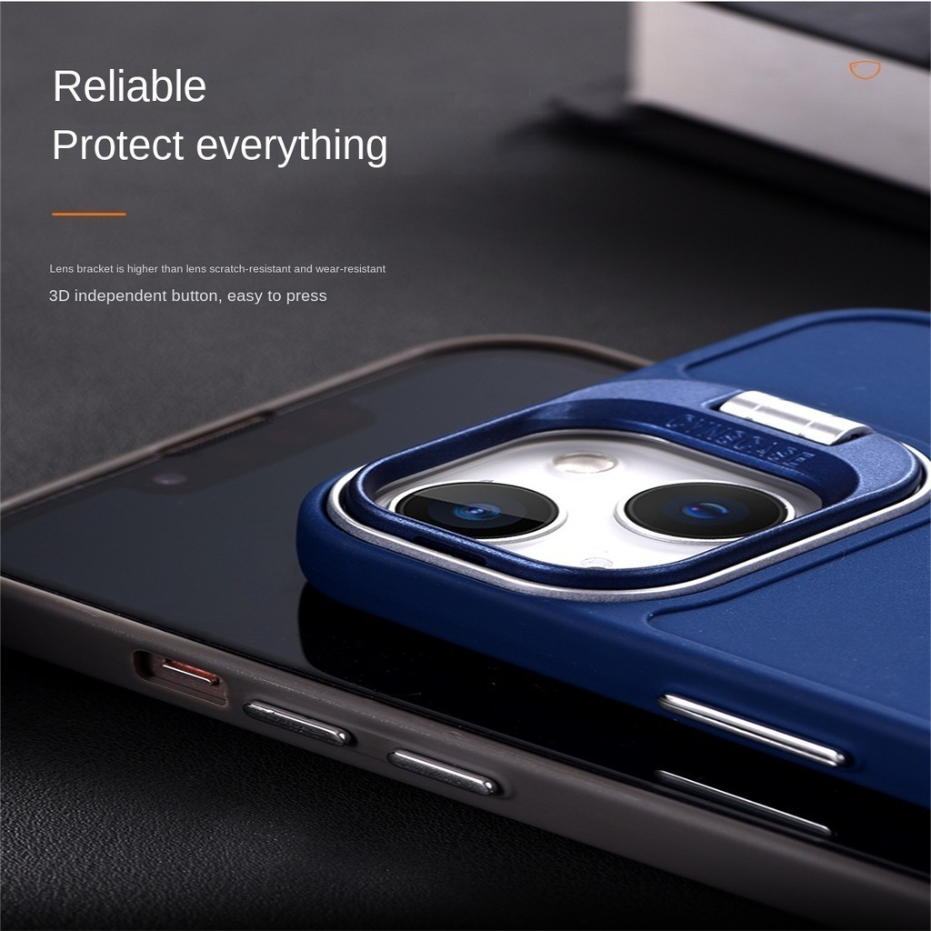 Casing The Deluxe Silicone Metal Ring Stand Case Is Compatible with The ...