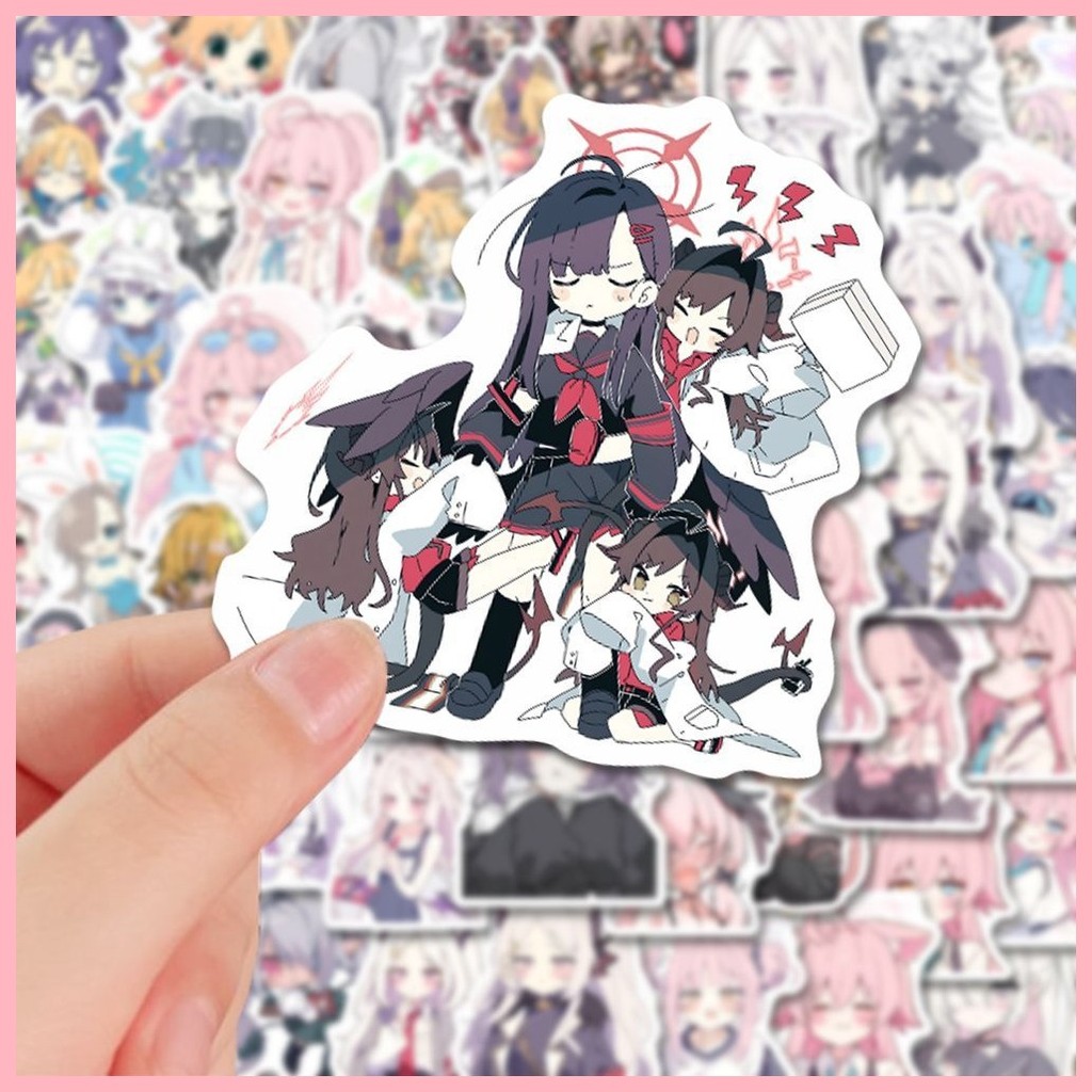 [GUYN] Stickers Blue Archive (100 Sheets/110 Sheets) Sorasaki Hina Two ...
