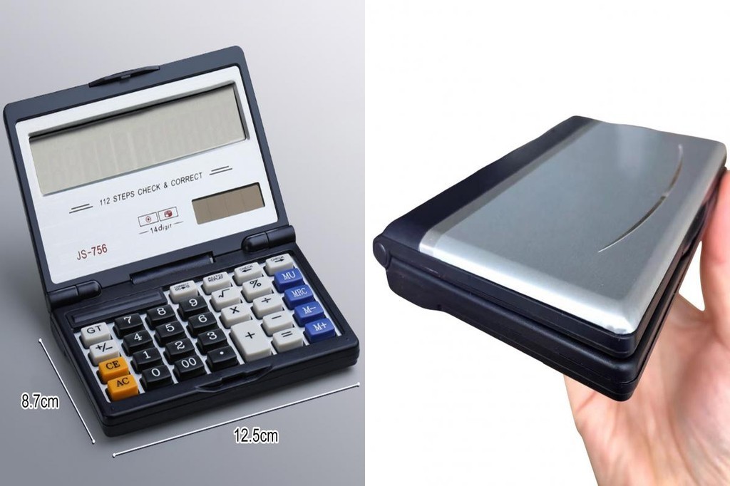 Solar Calculator Energy Saving Large Screen Foldable Portable 112-step ...