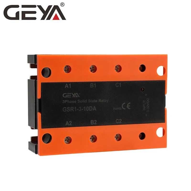Three-phase solid state relay 40A 480VAC DC AC non-contact switch SSR