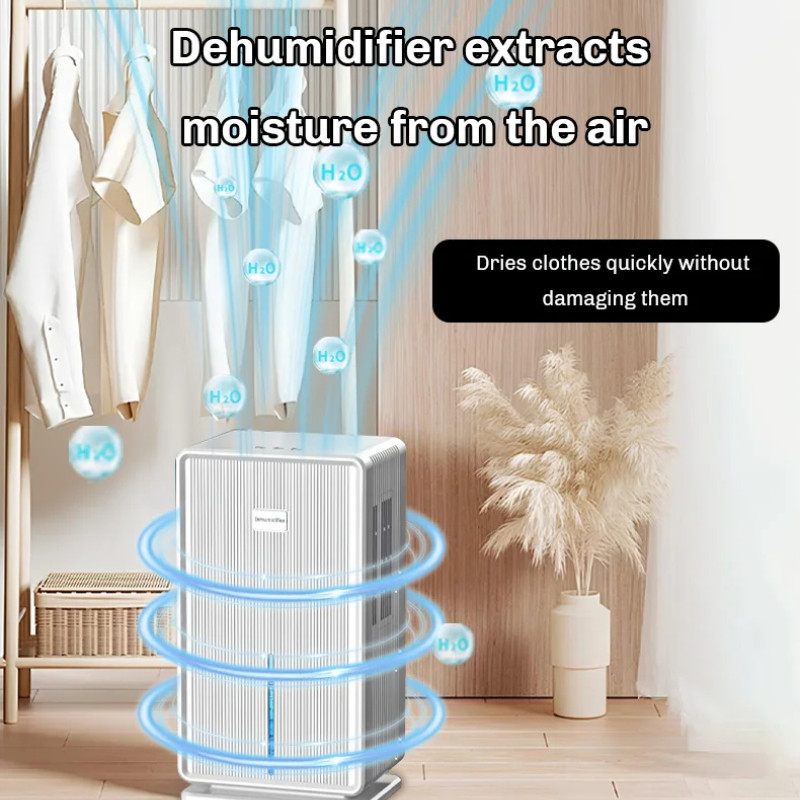 3L Large Capacity Household Air Dehumidifier Compressor Bathroom ...
