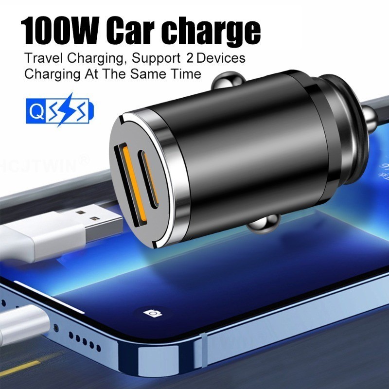 [ Featured ] 30W/100W/200W - Pull Loop Car Charger - QC3.0 PD30W Fast ...