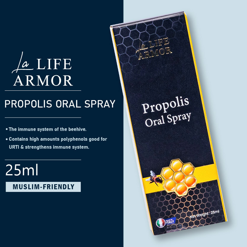 LA LIFE ARMOR Propolis Oral Spray Mouth 25ml 口腔喷雾 / Suitable as Sore