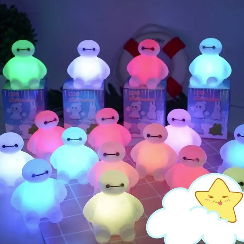 Cute Cartoon Battery Operated 7 Color Changing Lights Night Portable ...