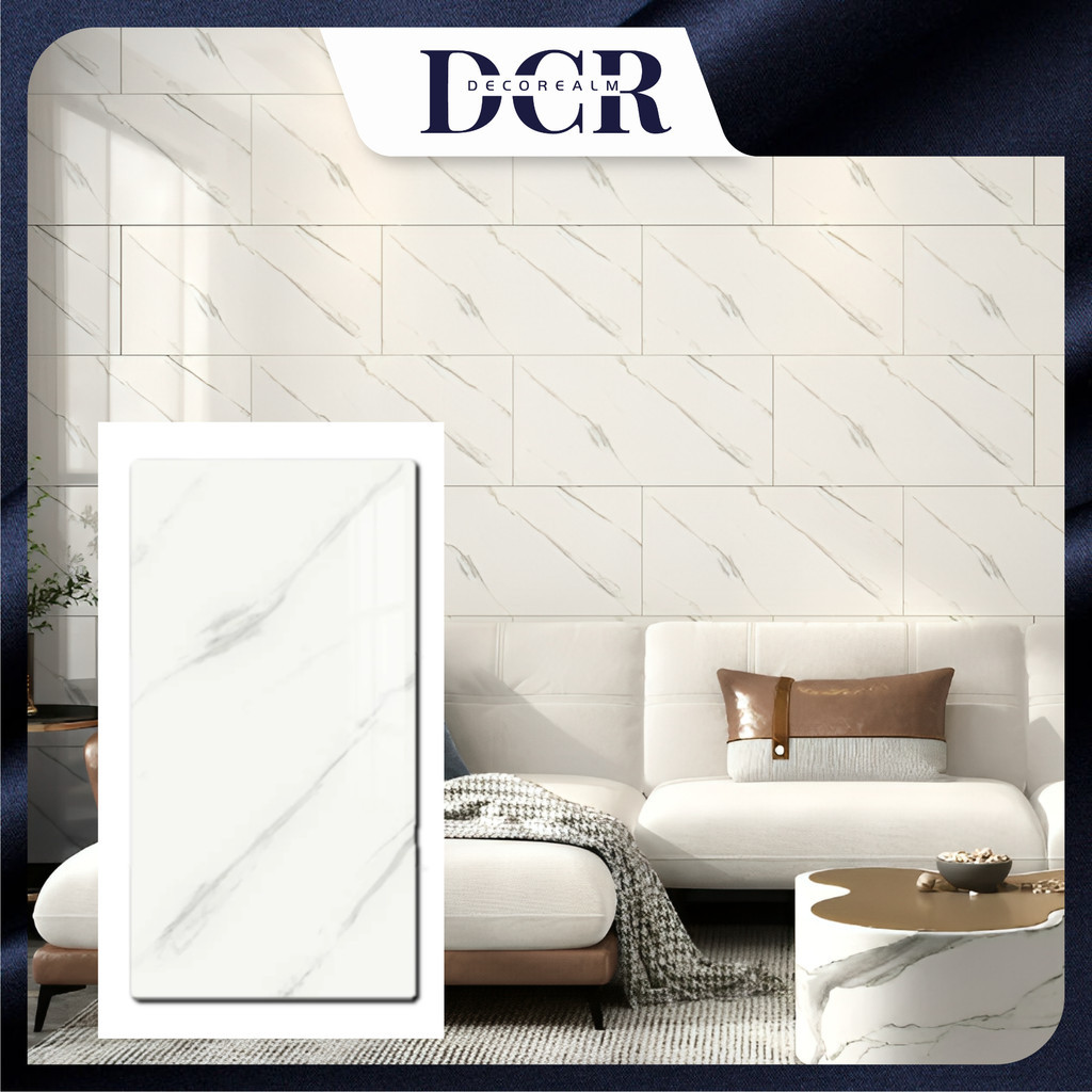 DCR 30*60CM Marbling Design Tile Sticker Self Adhesive Wall Sticker ...