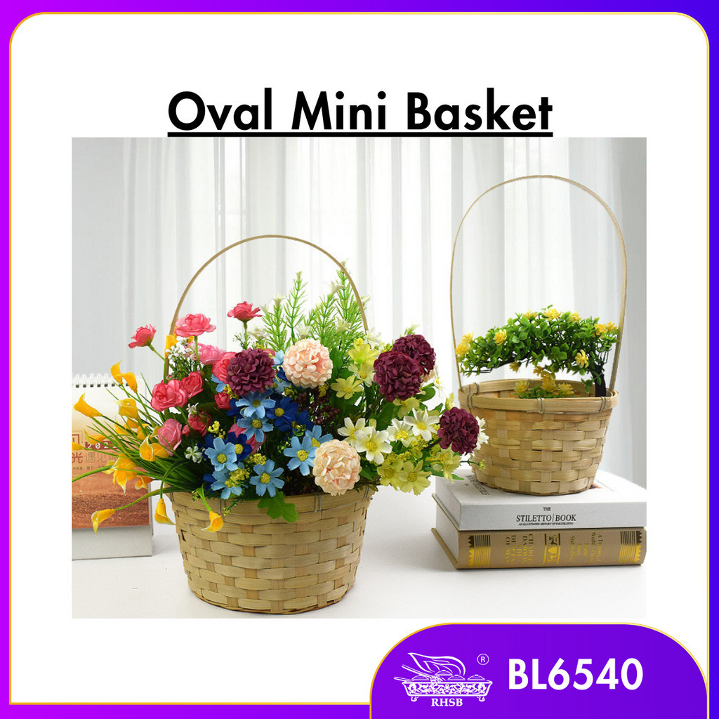 MINI WOVEN HAND WOVEN BASKET/ SMALL FLOWER RATTAN BASKET/ MINI BASKET ...