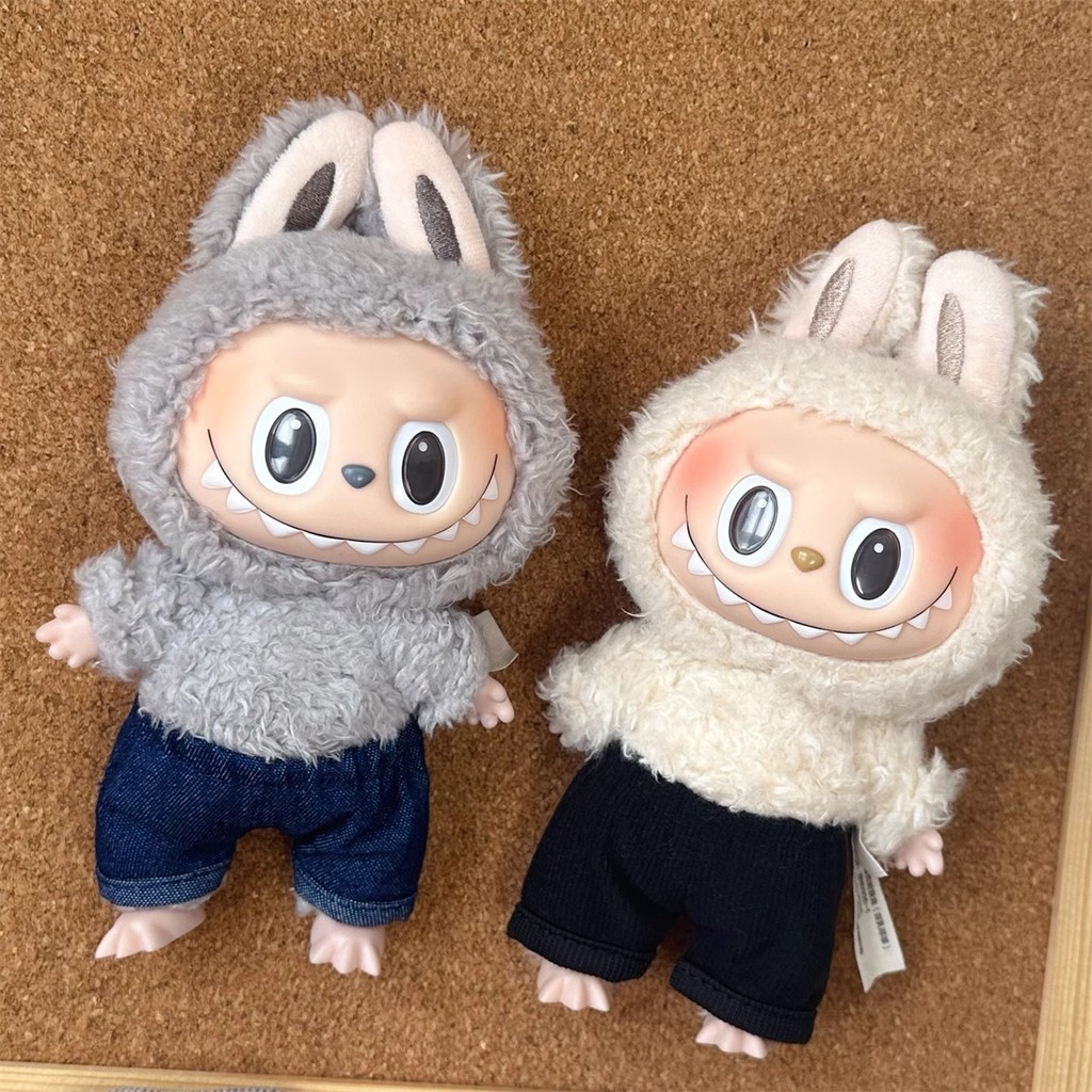 Labubu Doll Clothes 17cm Vinyl doll Labubu Doll Changing Shorts ...