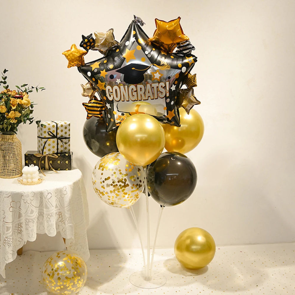 Happy Graduation Season Foil Balloons Party Decor Set Class of 2024 ...