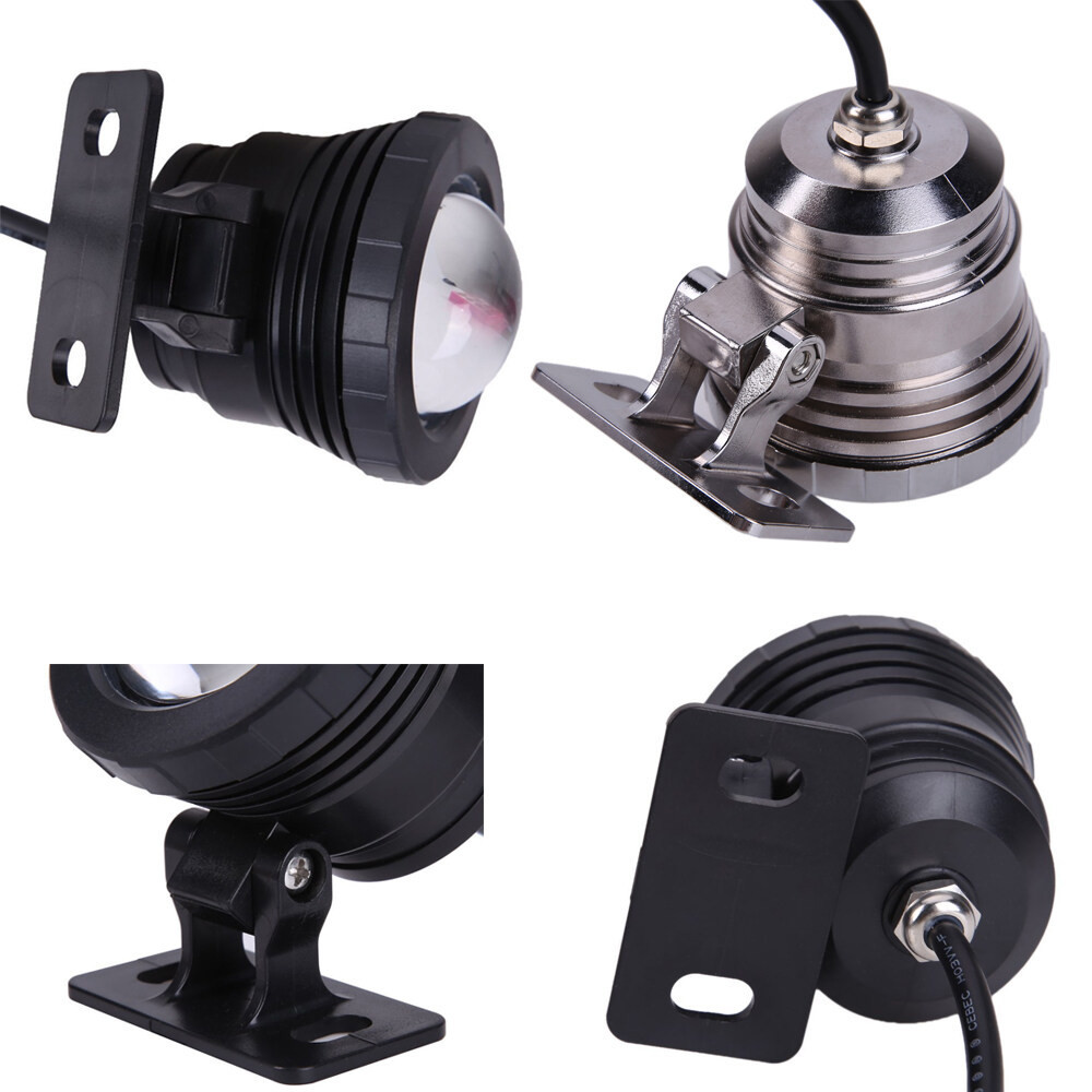 Waterproof RGB LED Flood Light Underwater Fountain Pool Pond Aquarium ...