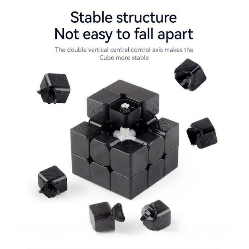 Black Blank Cube Training Cube Without Sticker Diy Magic Cube | Shopee ...