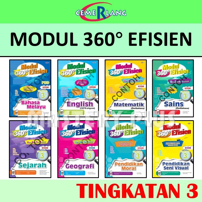 MODUL 360 EFISIEN TINGKATAN 3 UASA | KSSM 2024 & MODUL 360 INTEGRASI ...