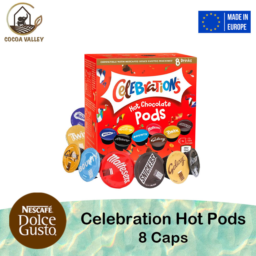 Mars Celebration Dolce Gusto Hot Chocolate 8 Pods 122g Shopee Malaysia