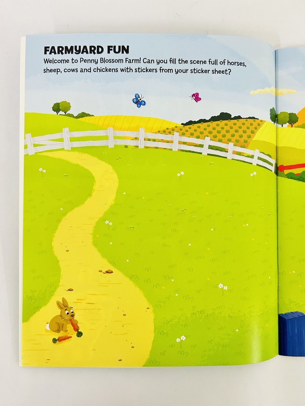 Farm Sticker Scenes Book For Kids To Decorate 8 Colourful Scenes With ...