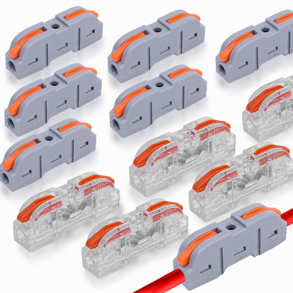 5Pcs Quick Wire Connectors - Wire Splitter - Compact Terminal Block ...