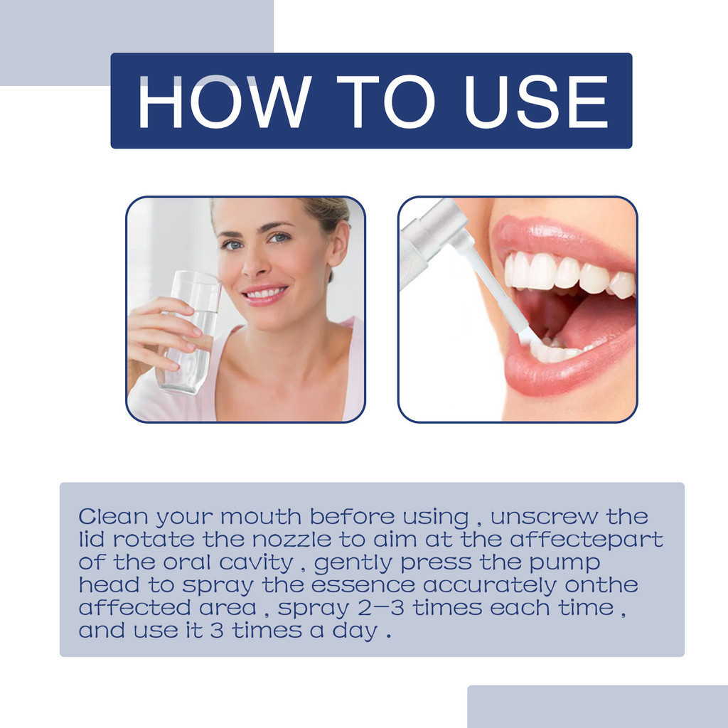 Image showcasing Tooth Pain Relief Spray Teeth Decay Remover Periodontitis Cleaner ...