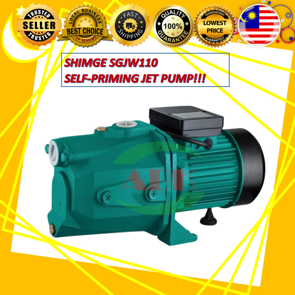 [OFFICIAL SELLER] SHIMGE SGJW110 SELF-PRIMING JET PUMP | Shopee Malaysia