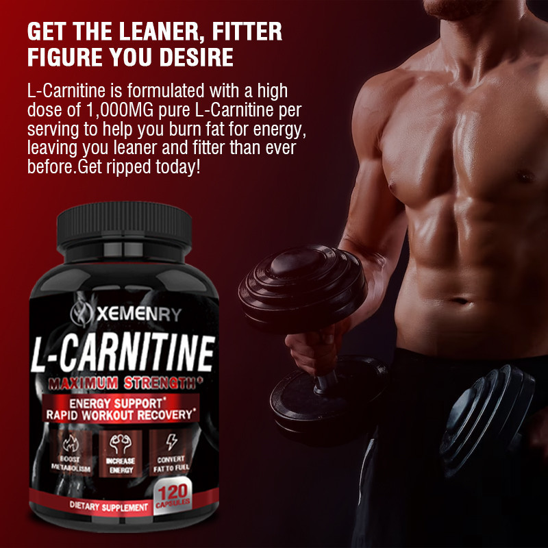 Vitamplex Acetyl L-Carnitine Capsules 500mg - High Dose Amino Acid Supplement - 90 Tablets For