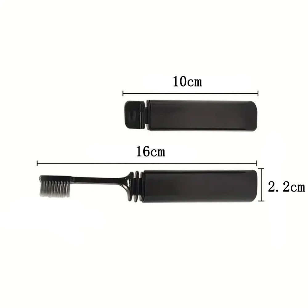 Portable Compact Folding Toothbrush - Perfect for Travel, Camping, and ...