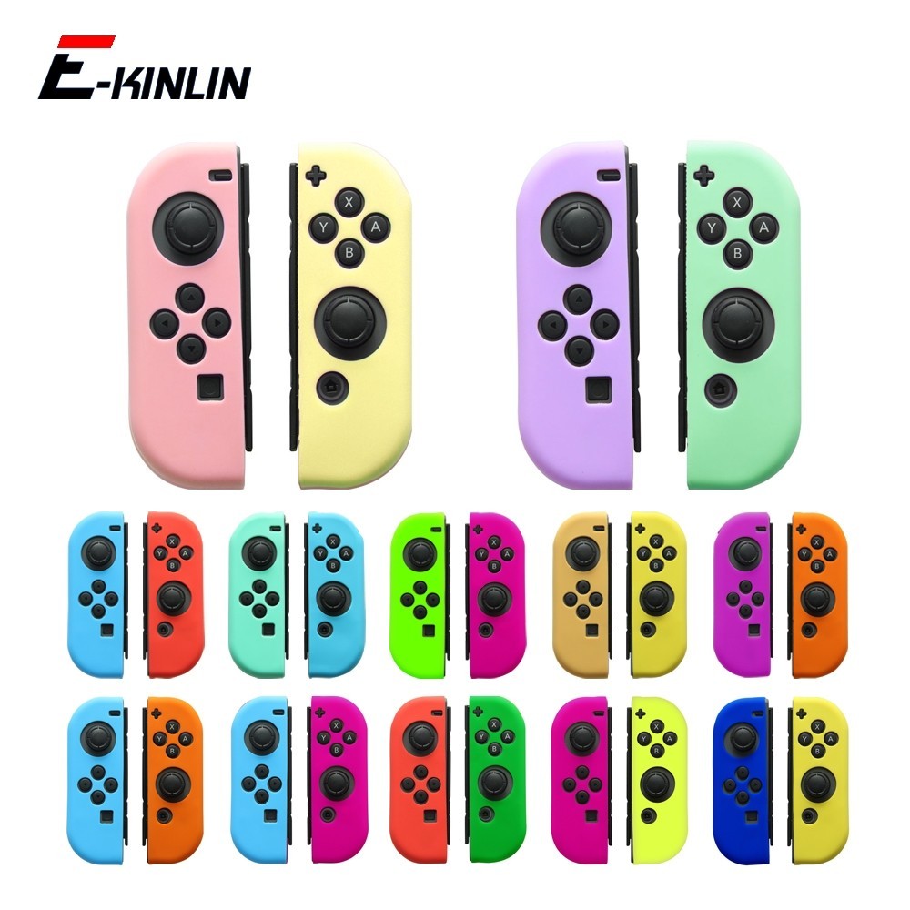Mixed Color Soft Silicone Grip Protection Case Thumb Stick Cap Joystick