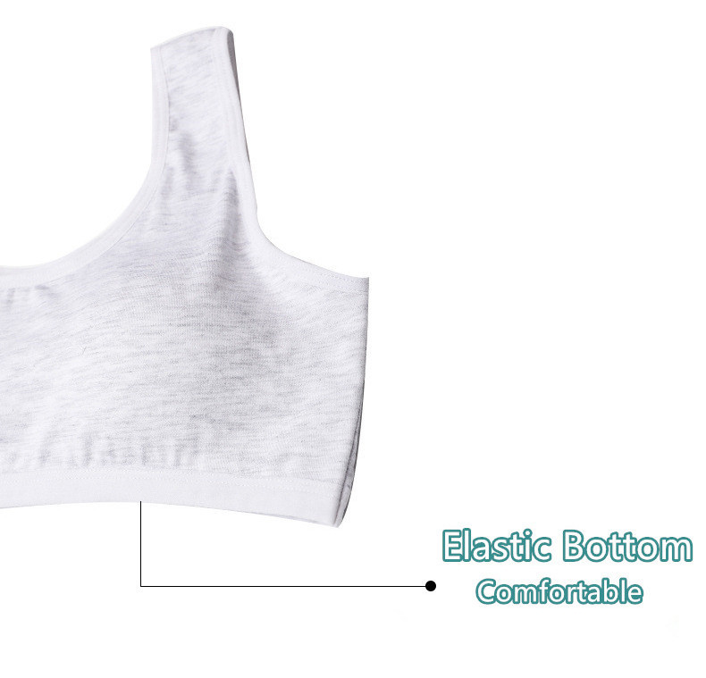 KEKEBEBE Teenage Girl Cotton Early Development Fixed 3D Cup Pad ...